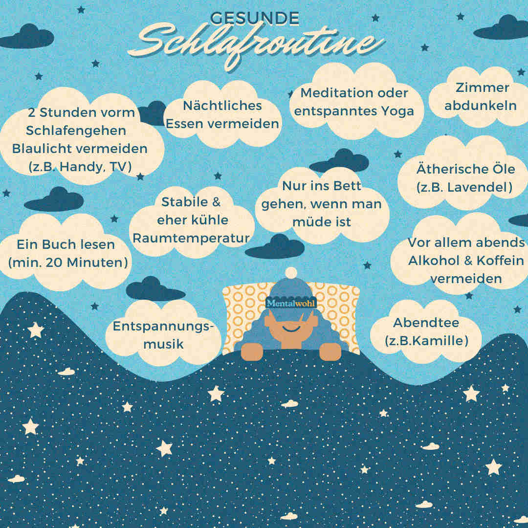 Tipps zum Einschlafen bei Einschlafprobleme