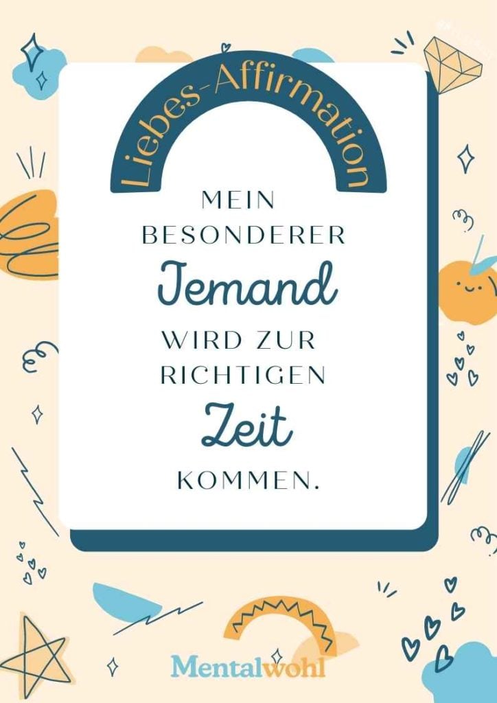Affirmation Liebe